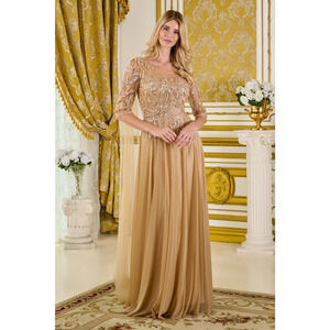 Elegant New Arrivals Evening Gown With Embellishments